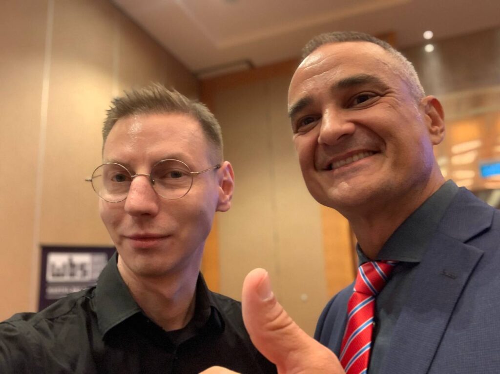 Greg Griucci, Head of Business Development with Mark Williams, Vice President, GPTCoin