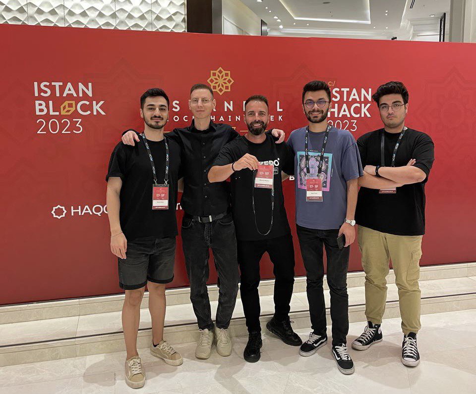 Greg Griucci, Head of Business Development with Marius Morra, CEO TOKERO Crypto Exchange, and the team